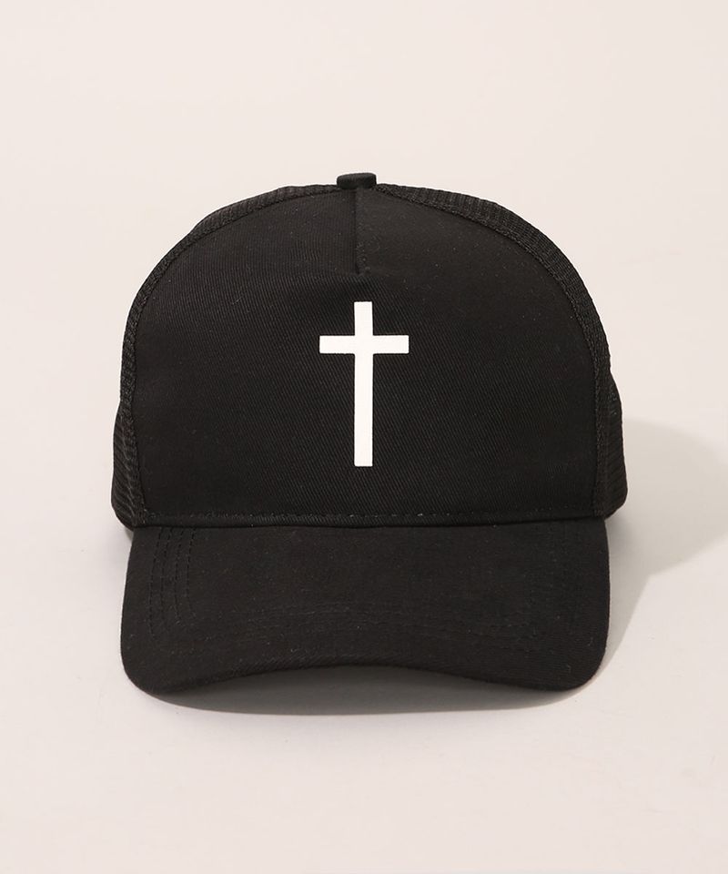 Bone-Masculino-Aba-Curva-Cruz-Preto-9981502-Preto_1