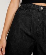 Calca-Jeans-Feminina-Pantalona-Wide-Cintura-Super-Alta-com-Pregas-Preta-9985337-Preto_4