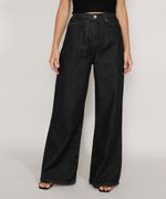 Calca-Jeans-Feminina-Pantalona-Wide-Cintura-Super-Alta-com-Pregas-Preta-9985337-Preto_5