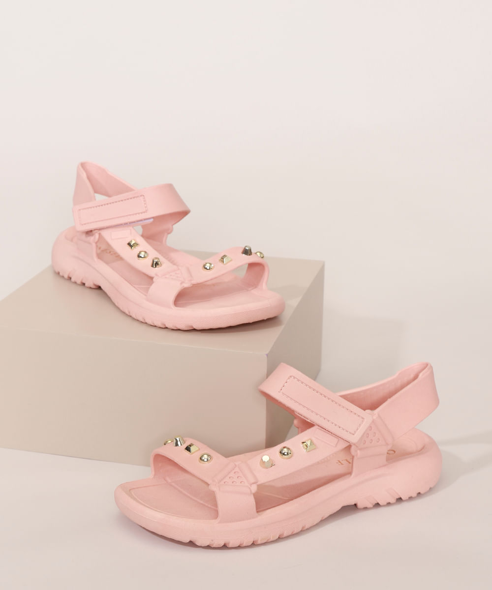 Papete-Feminina-Oneself-com-Tachas-Rosa-9985934-Rosa_1