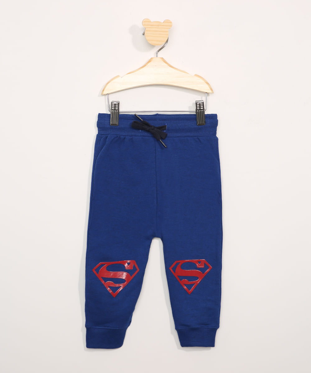 Calca-de-Moletom-Infantil-Super-Homem-Azul-9977336-Azul_1