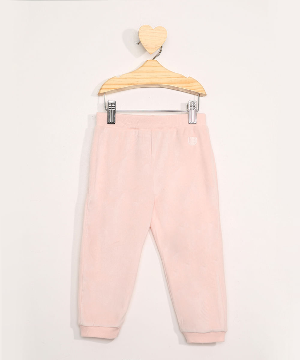 Calca-de-Plush-Infantil-com-Bordado-Rosa-Claro-9966450-Rosa_Claro_1
