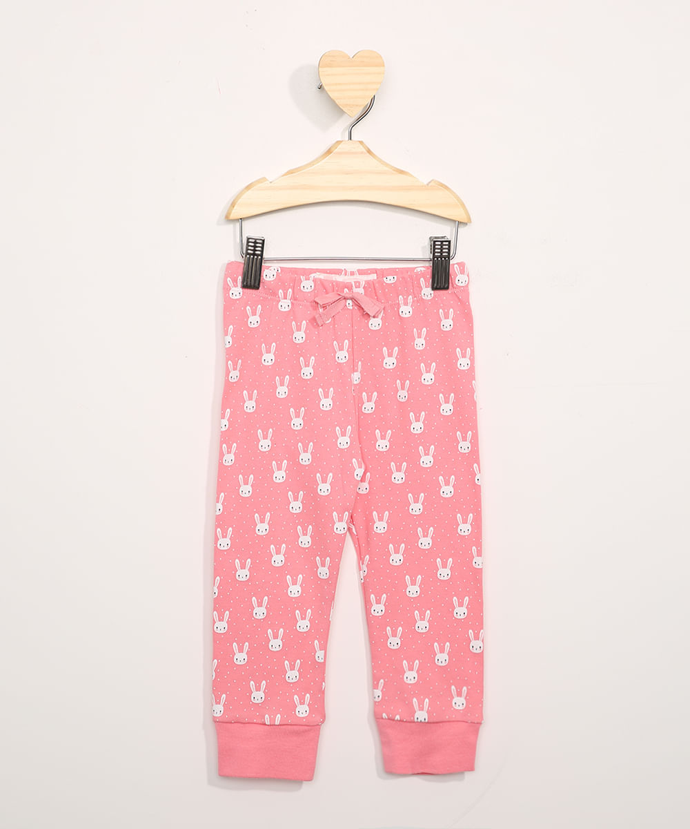 Calca-Infantil-Basica-Estampada-de-Coelhinhos-Rosa-9966447-Rosa_1