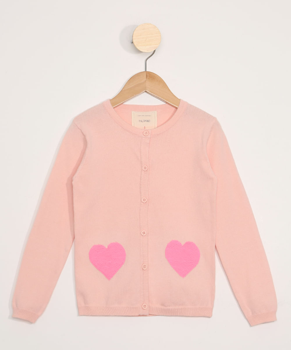 Cardigan-de-Trico-Infantil-com-Paetes-Dupla-Face-Rosa-9797510-Rosa_1