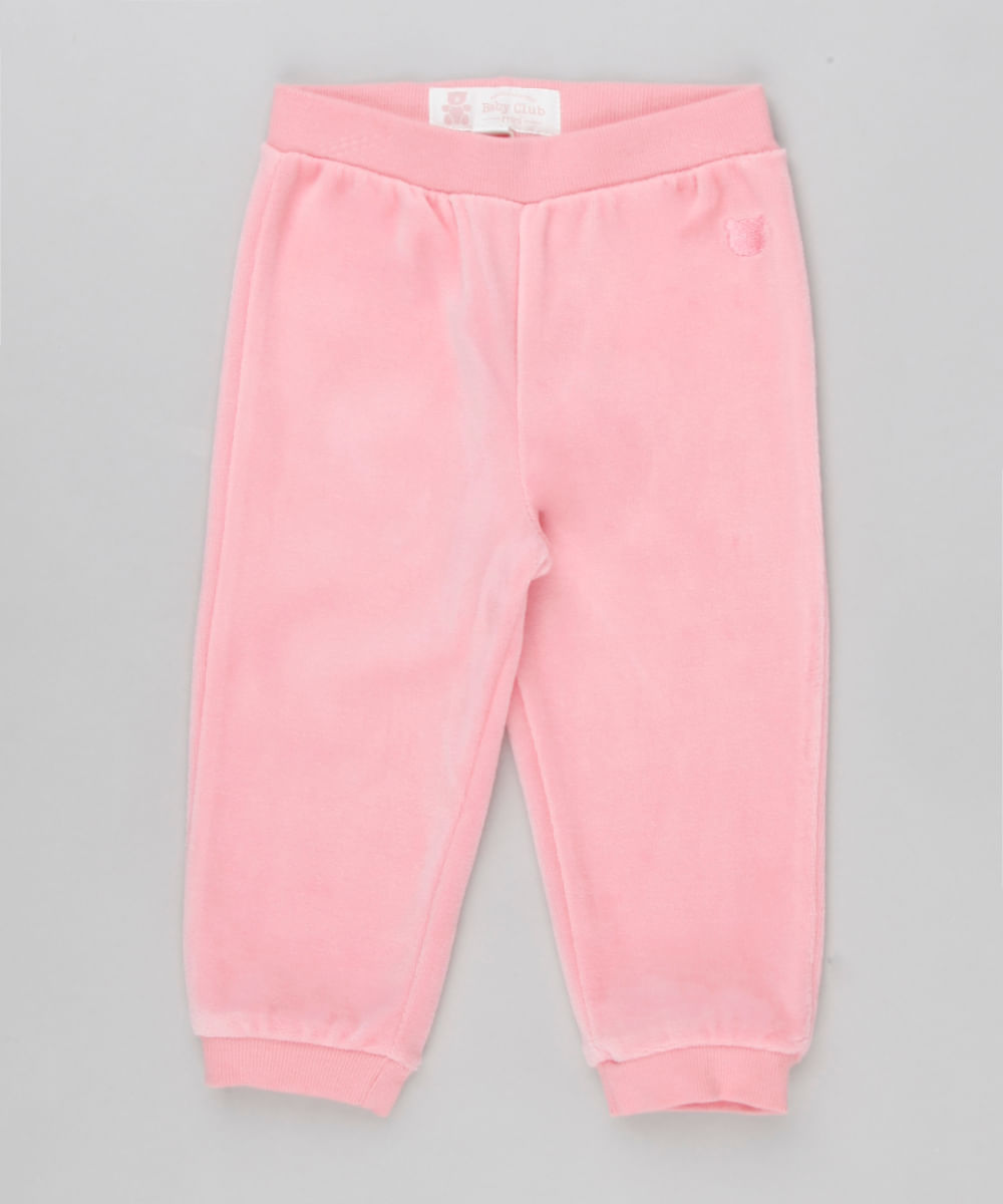 Calca-Infantil-em-Plush-de-Algodao---Sustentavel-Rosa-8811428-Rosa_1
