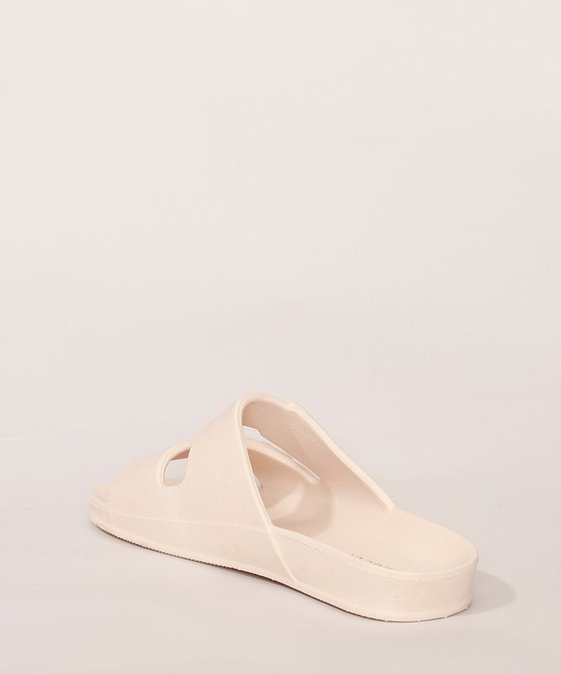Rasteirinha-Feminina-Oneself-com-Textura-de-Fivela-Bege-9985944-Bege_4