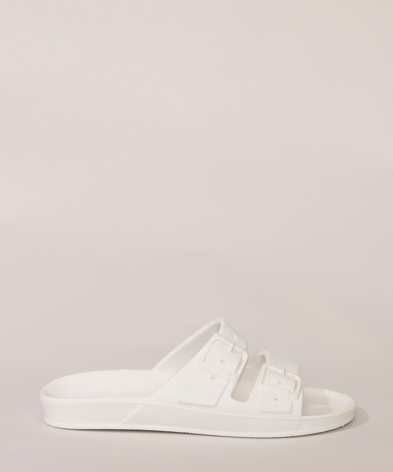 Rasteirinha-Feminina-Oneself-com-Textura-de-Fivela-Branca-9985943-Branco_5