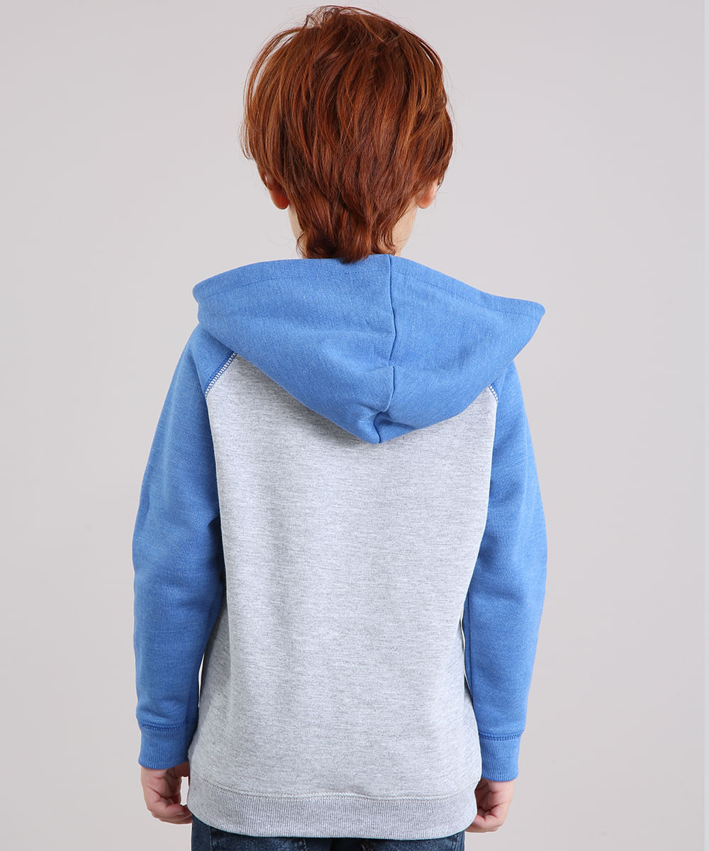 drawstring raglan sleeve moletom com capuz