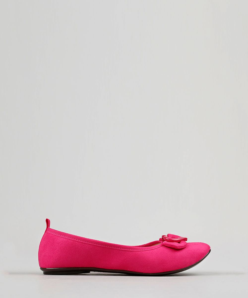 Sapatilha-Infantil-Molekinha-em-Suede-com-Laco-e-Coracao-Rosa-9183836-Rosa_1