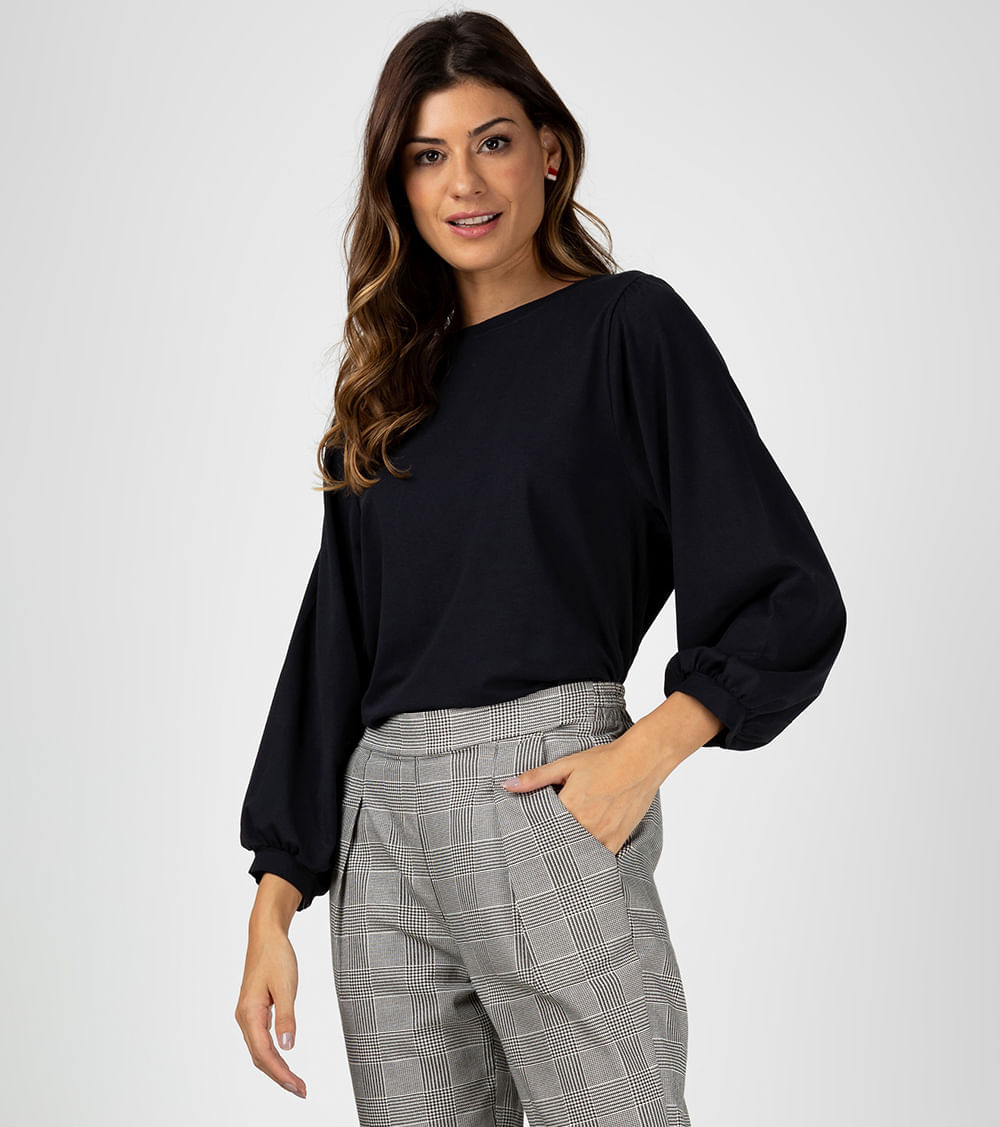 Blusa Manga Bufante 21075