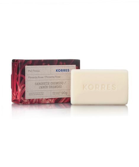 Sabonete em Barra Korres Pimenta Rosa 90g Único