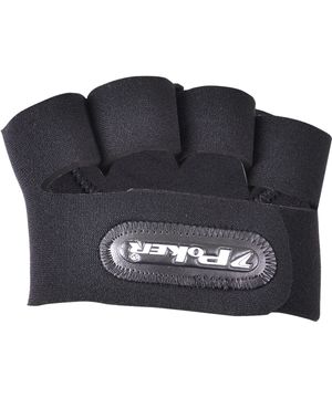 Luva Academia Poker Palmar Preto