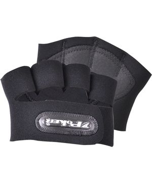 Luva Academia Poker Palmar Preto