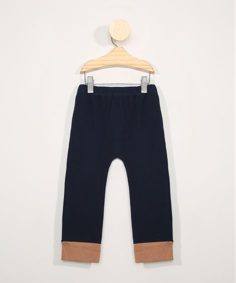 Calça Infantil Raposinha Azul Marinho