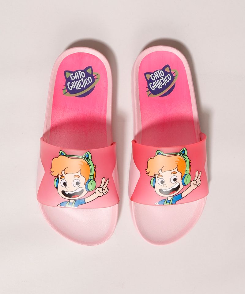 Chinelo-Infantil-Slide-Grendene-Gato-Galatico-Rosa-Claro-9986779-Rosa_Claro_2