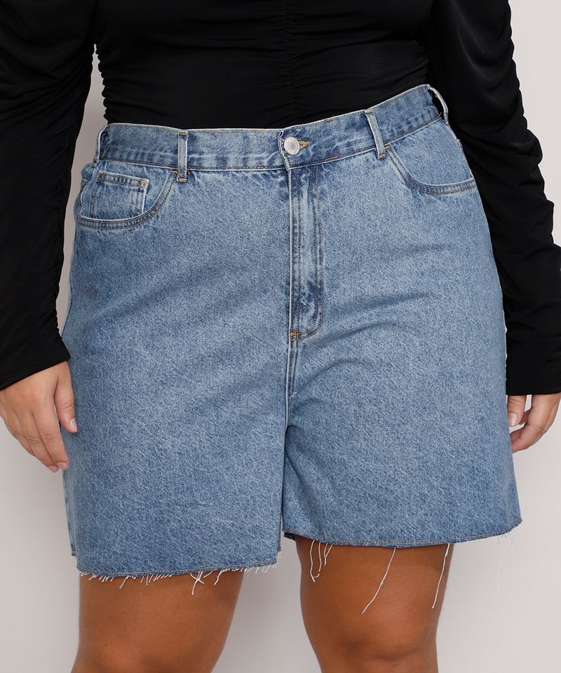 Short-Jeans-Feminino-Plus-Size-Mindset-Los-Angeles-Cintura-Alta-Azul-Medio-Marmorizado-9987769-Azul_Medio_Marmorizado_1