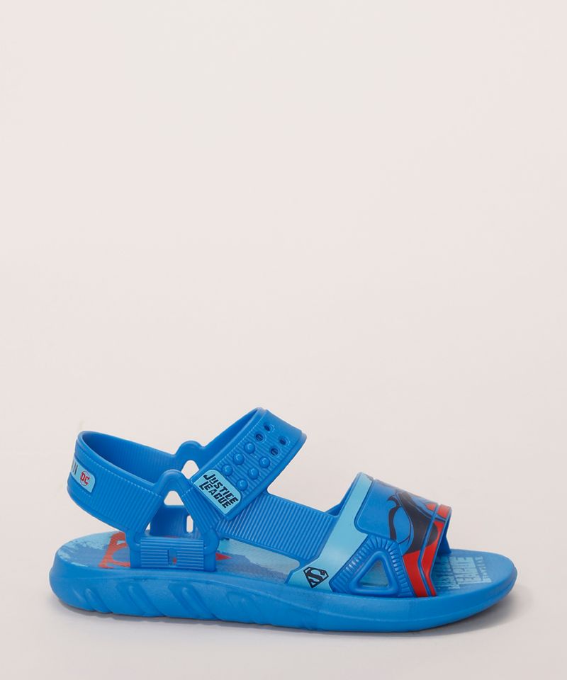 Papete-Infantil-Grendene-Super-Homem-com-Tiras-Azul-9986785-Azul_2