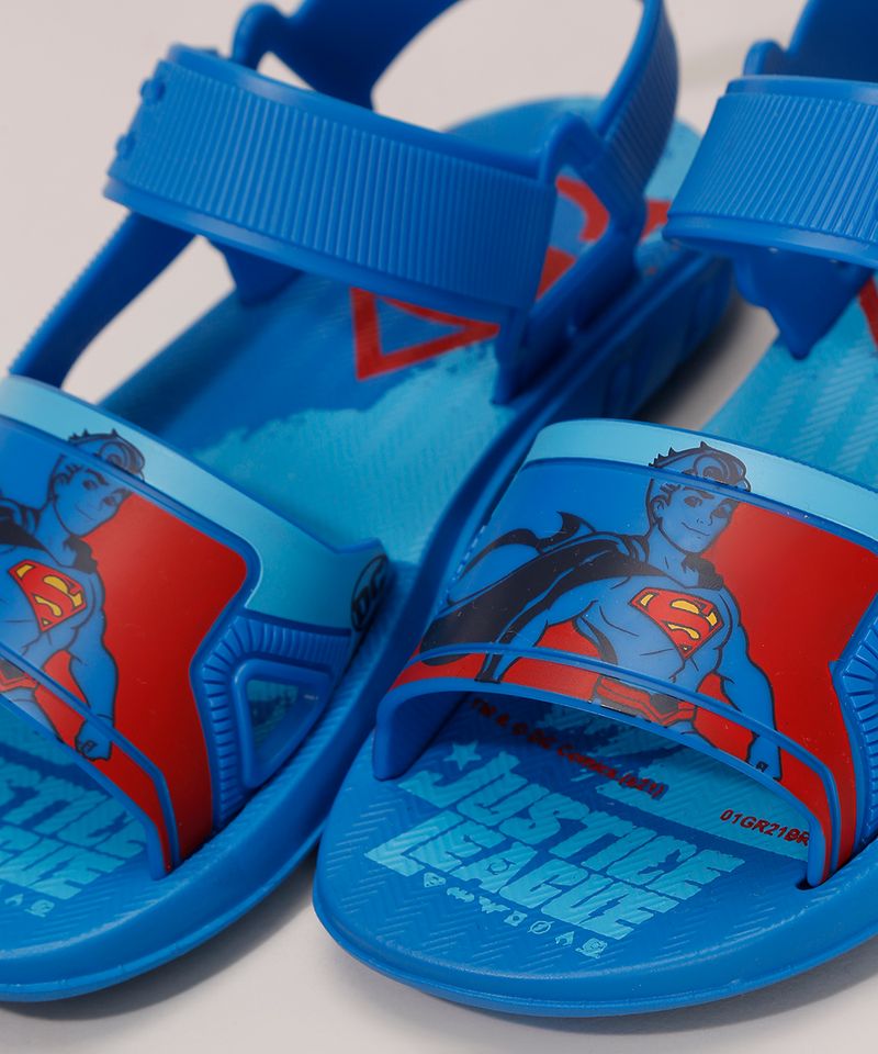 Papete-Infantil-Grendene-Super-Homem-com-Tiras-Azul-9986785-Azul_3