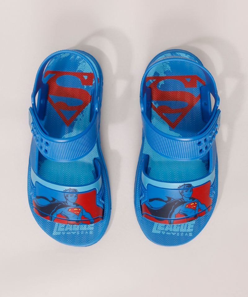 Papete-Infantil-Grendene-Super-Homem-com-Tiras-Azul-9986785-Azul_5
