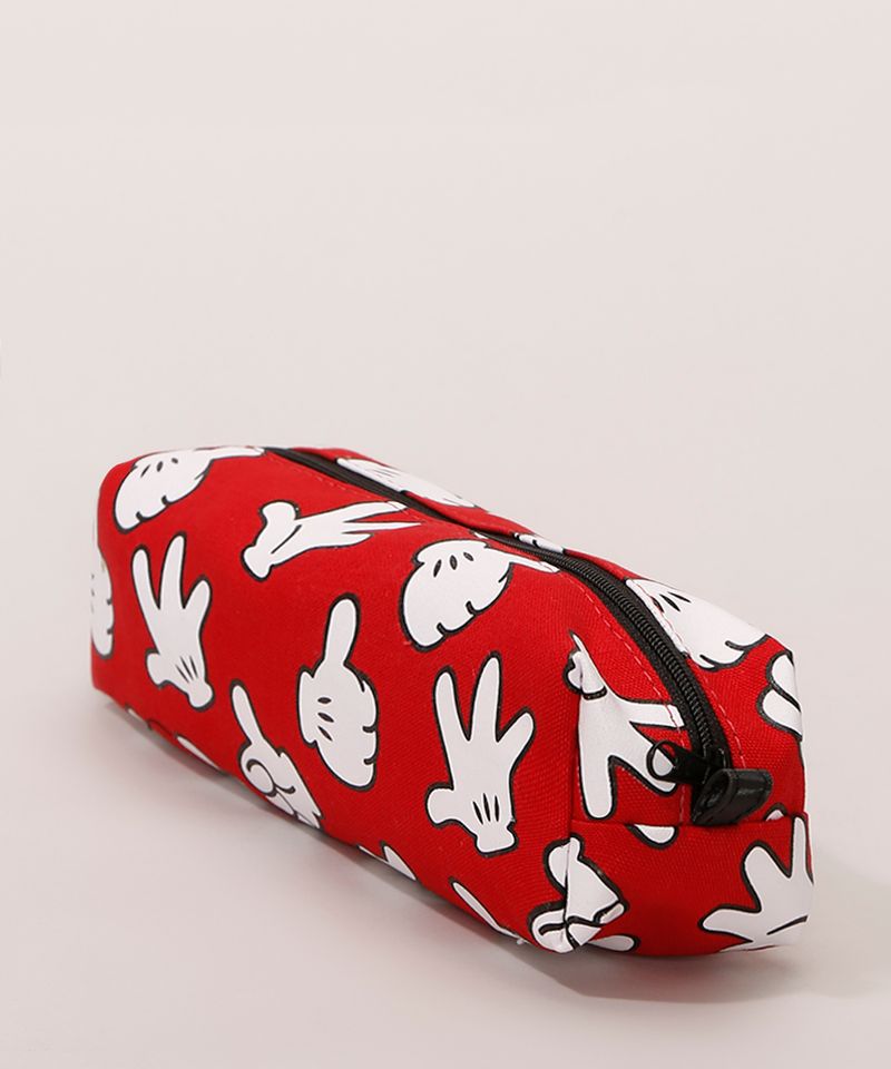 Necessaire-Feminina-Mickey-com-Ziper-Vermelha-9985490-Vermelho_4