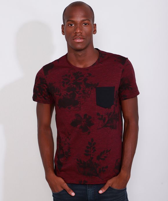 Camiseta slim estampada - AL Contemporâneo