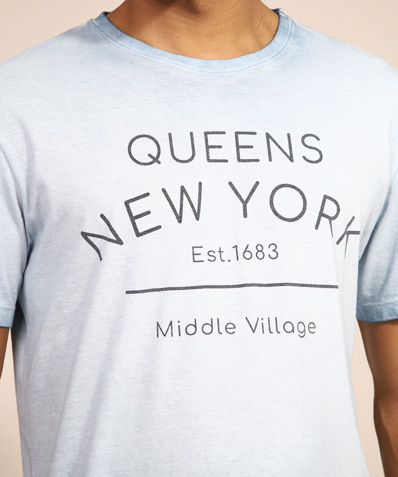 Camiseta-Masculina-Manga-Curta--Queens--Gola-Careca-Azul-9981556-Azul_2