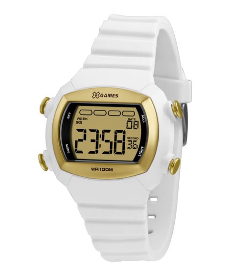 Relógio Analógico X-Games Masculino - XLPPD054 CXBX  BRANCO
