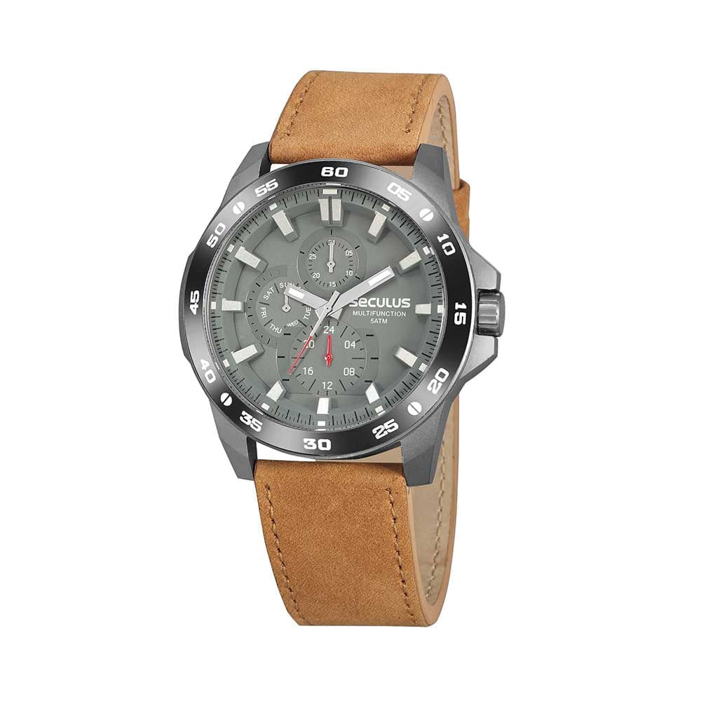 Relógio multifunção titânio - Seculus