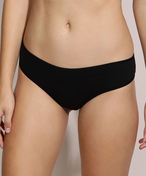 Kit de 2 Calcinhas Biquíni Preto