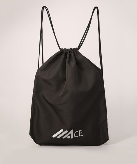Mochila Sacola Academia Esportiva Preta