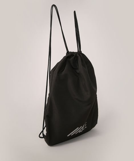 Mochila Sacola Academia Esportiva Preta