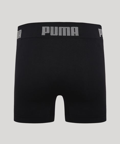 Cueca Boxer Microfibra Boxer Puma Preta