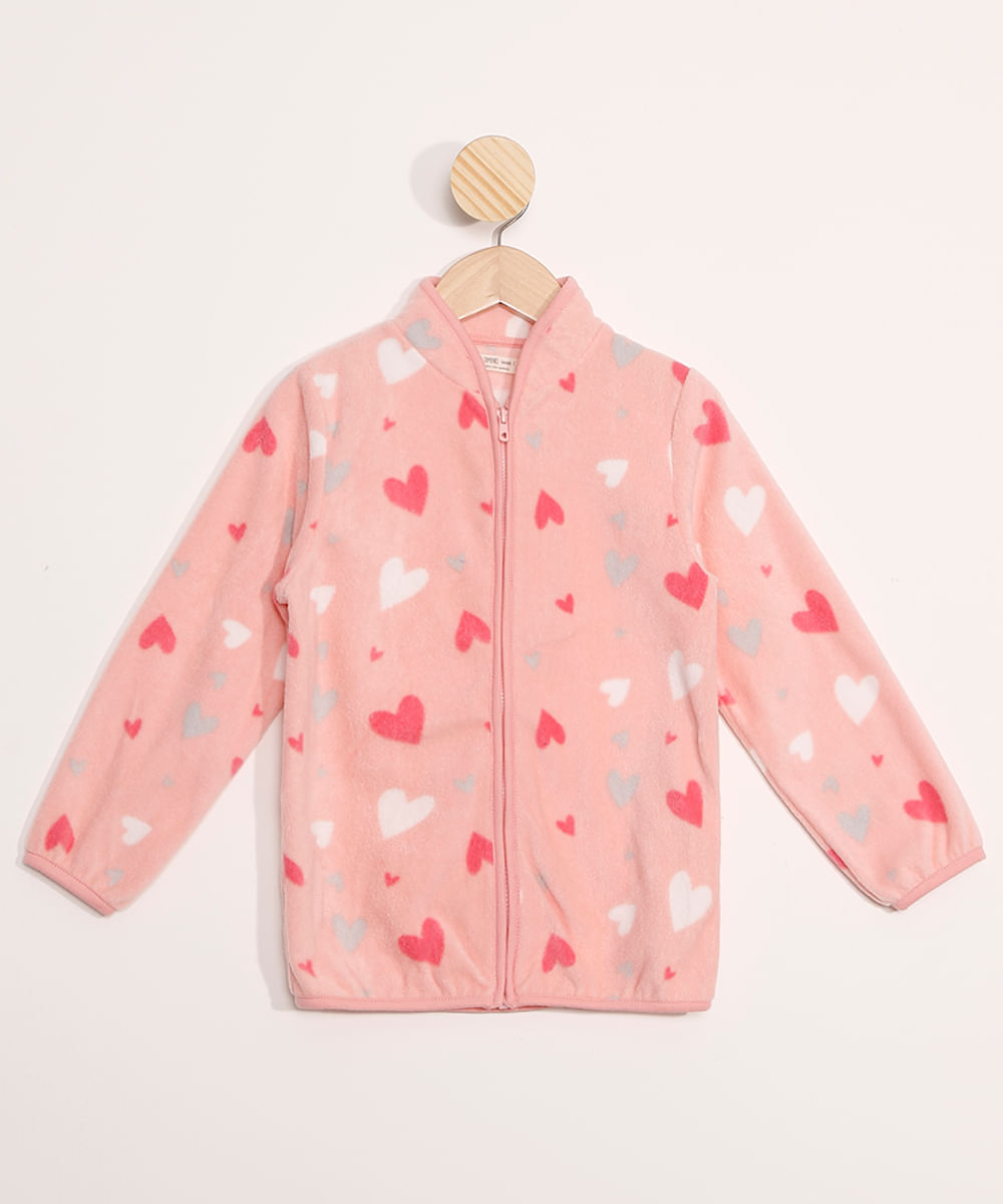 Jaqueta-Infantil-Fleece-Estampada-de-Coracoes-Rosa-9972047-Rosa_1