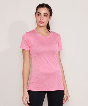 blusa esportiva ace manga curta rosa