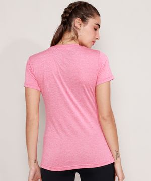 blusa esportiva ace manga curta rosa