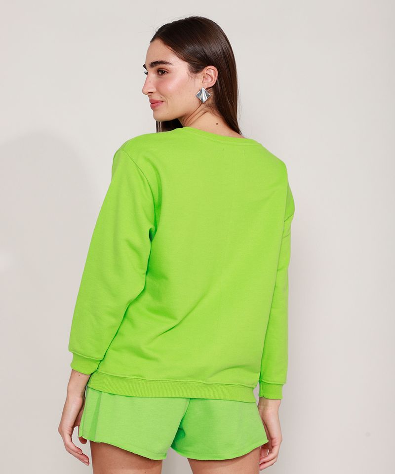 Blusao-Amplo-de-Moletom-Basico-Decote-Redondo-Verde-9985450-Verde_2
