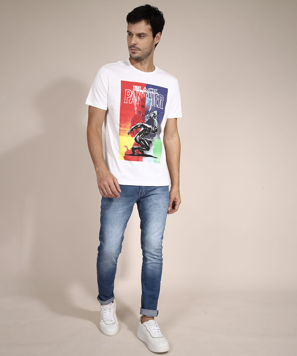 camiseta blanca mangas negras