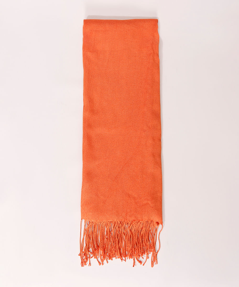 Lenço de Viscose Laranja