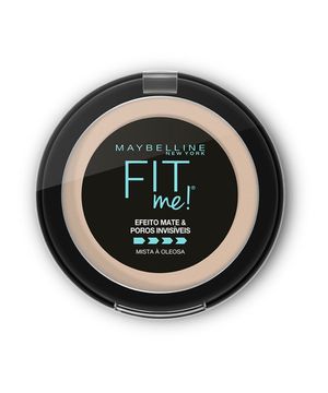 Pó Compacto Maybelline Fit Me B01 Claro Bege Único