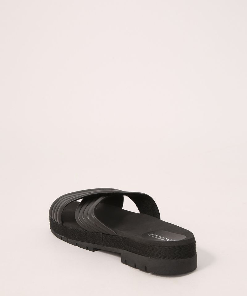 Rasteirinha-Feminina-Flatform-com-Tira-Cruzada-Oneself-Preta-9990707-Preto_5