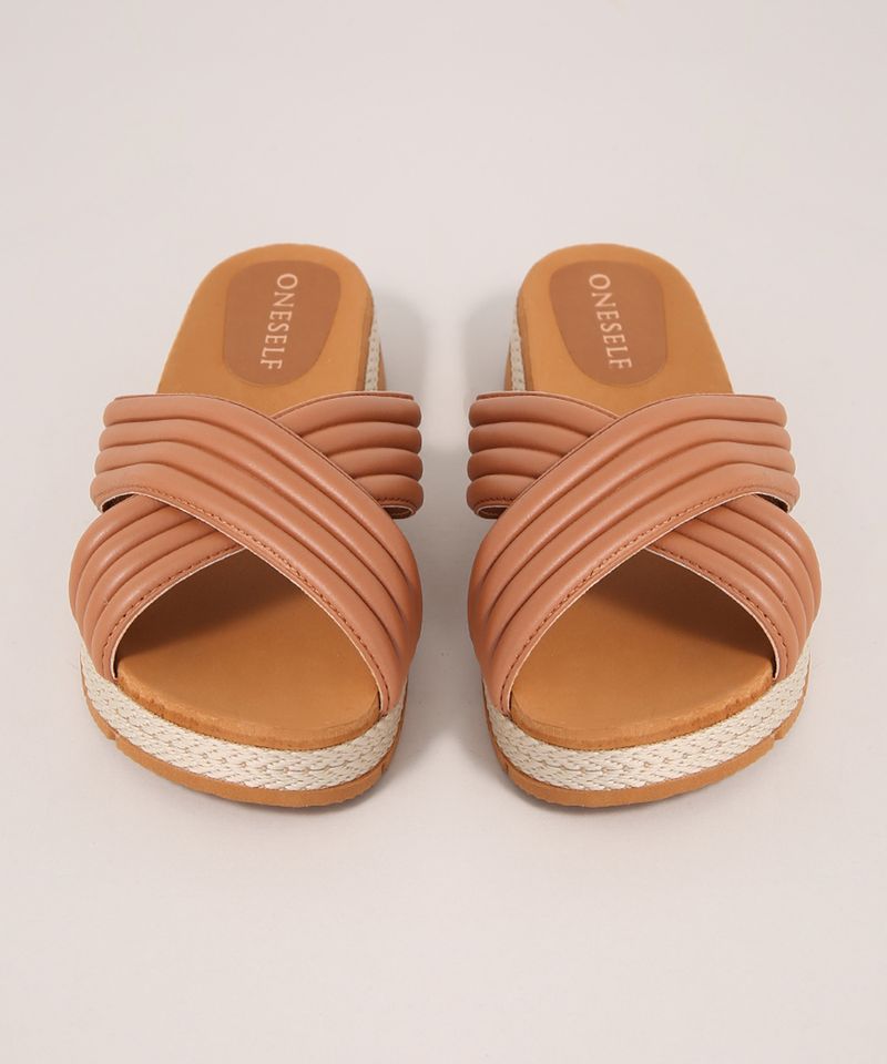 Rasteirinha-Feminina-Flatform-com-Tira-Cruzada-Oneself-Caramelo-9990708-Caramelo_6