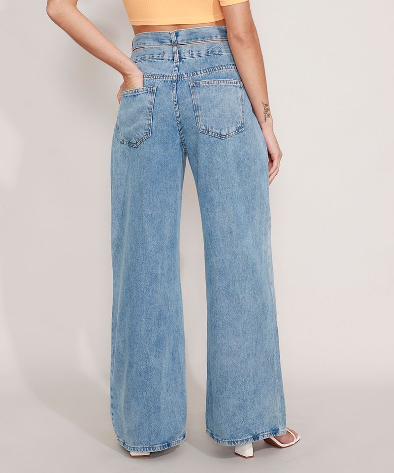 Calca-Wide-Jeans-Cintura-Super-Alta-com-Cos-Duplo-Azul-Medio-9985478-Azul_Medio_2