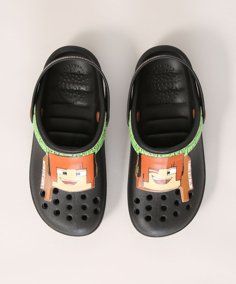 Babuche-Infantil-Authentic-Games-Pixel-Grendene-Preta-9990603-Preto_2
