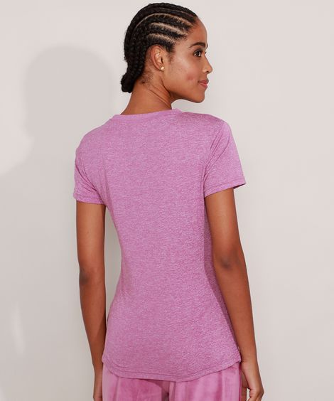 blusa esportiva ace manga curta roxa