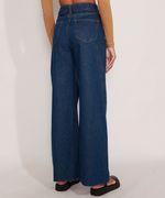 Calca-Wide-Pantalona-Jeans-com-Pences-e-Barra-a-Fio-Cintura-Super-Alta-Azul-Escuro-9992130-Azul_Escuro_2