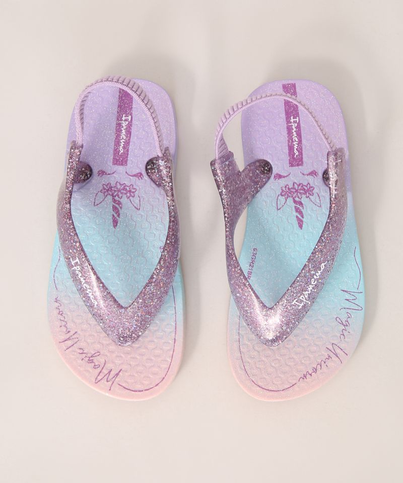 Chinelo-Infantil-com-Brilho-e-Elastico-Posterior-Ipanema-Lilas-9991418-Lilas_2