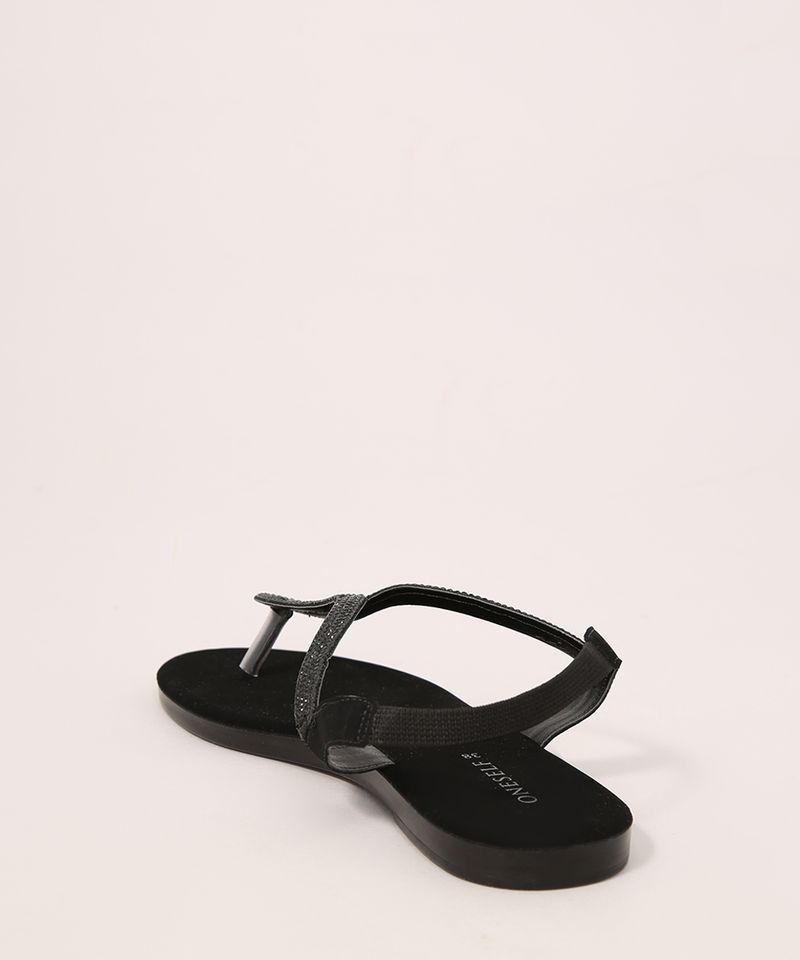 Rasteirinha-Feminina-com-Strass-Oneself-Preta-9992749-Preto_4