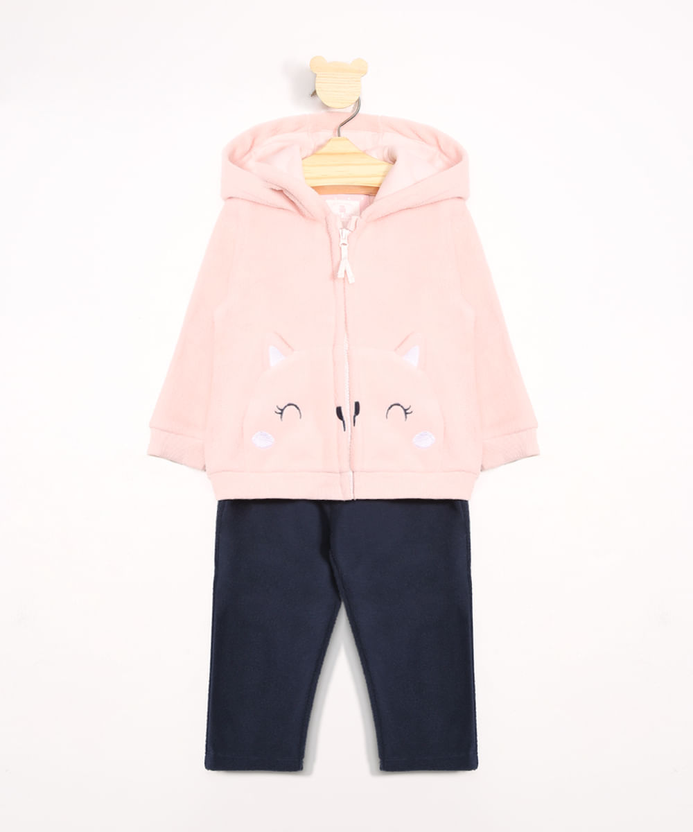 Conjunto-Infantil-de-Blusao-com-Capuz-Rosa---Calca-Azul-Marinho-9972031-Azul_Marinho_1