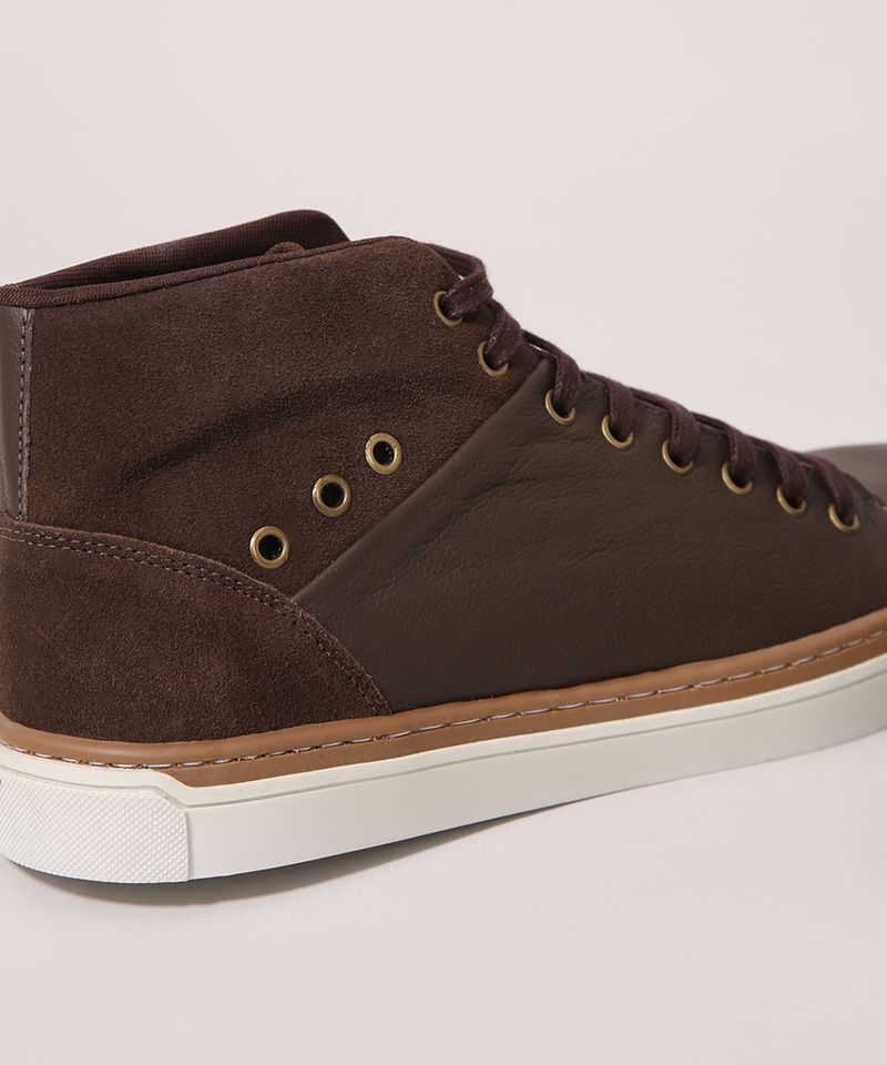 Sapatenis-Masculino-Cano-Alto-com-Recortes-Oneself-Marrom-9993748-Marrom_3