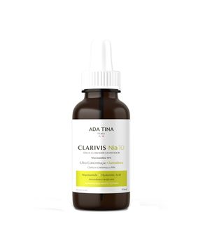 Sérum Clareador e Iluminador Ada Tina Clarivis Nia 10 30ml